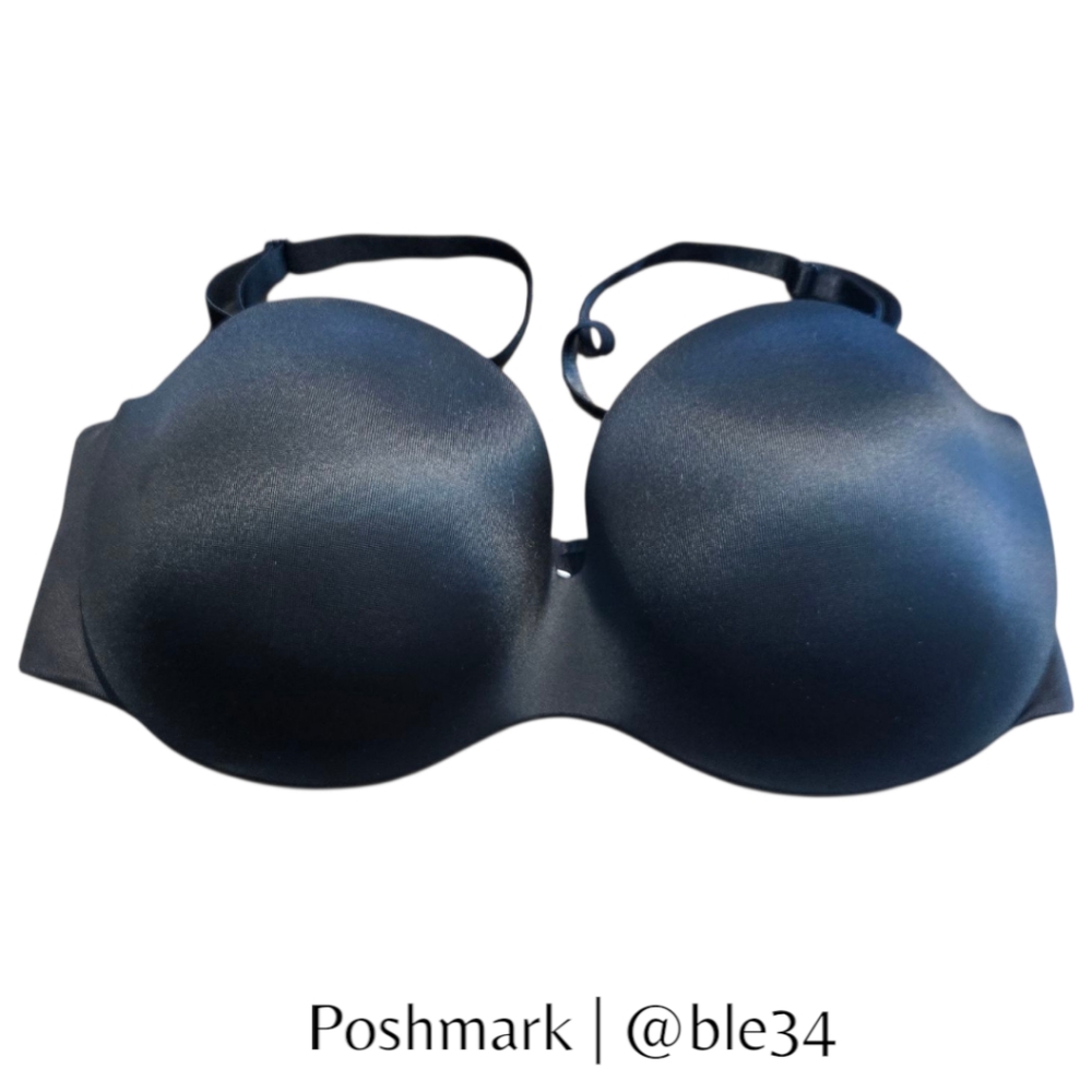 *SALE* Warners Black Padded Strapless Bra W/ Straps